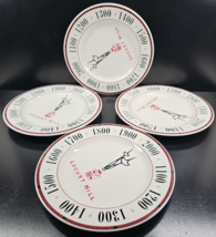 4 Syracuse China Millenial Clock Locust Hill Country Club Service Plates Set Lot - £78.87 GBP