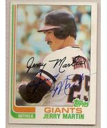 Jerry Martin signed autographed Baseball card Topps - $184.57 MXN