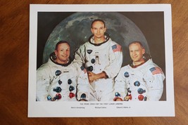 Vintage NASA 11x14 Photo/Print 69-HC-469 Apollo 11 Prime Crew Lunar Landing - $12.00