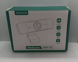 AIMASON Webcam with microphone, 1080p HD Webcam for desktop and laptop  - $16.81