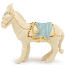 Lenox First Blessing Nativity Donkey Figurine Standing Blue Blanket Reti... - $6,896.78 MXN
