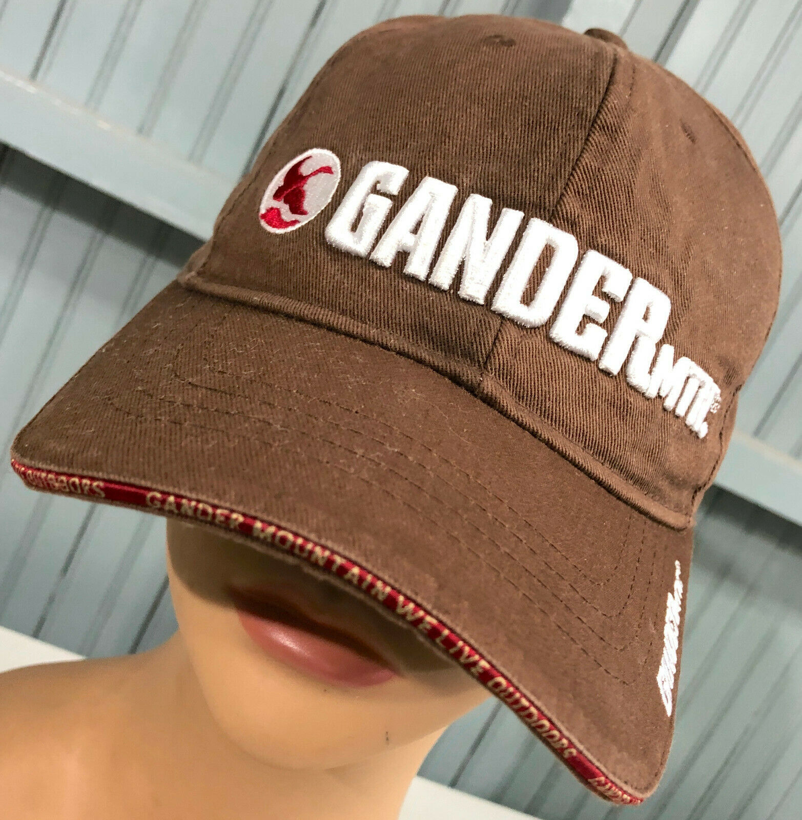 Gander Mountain Brown Strapback Baseball Hat Cap - £12.39 GBP