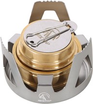 The Lightweight, Silver Redcamp Mini Alcohol Stove Is Perfect For Hiking, - £27.70 GBP