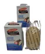 Lot Of 2 Palmer&#39;s Cocoa Butter Formula Daily Skin Therapy Cream Bar Soap... - $280.04 MXN