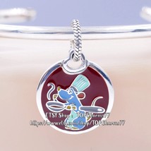 Sterling Silver Disney Parks EPCOT Food and &amp; Wine Festival Remy Dangle Charm - £14.46 GBP