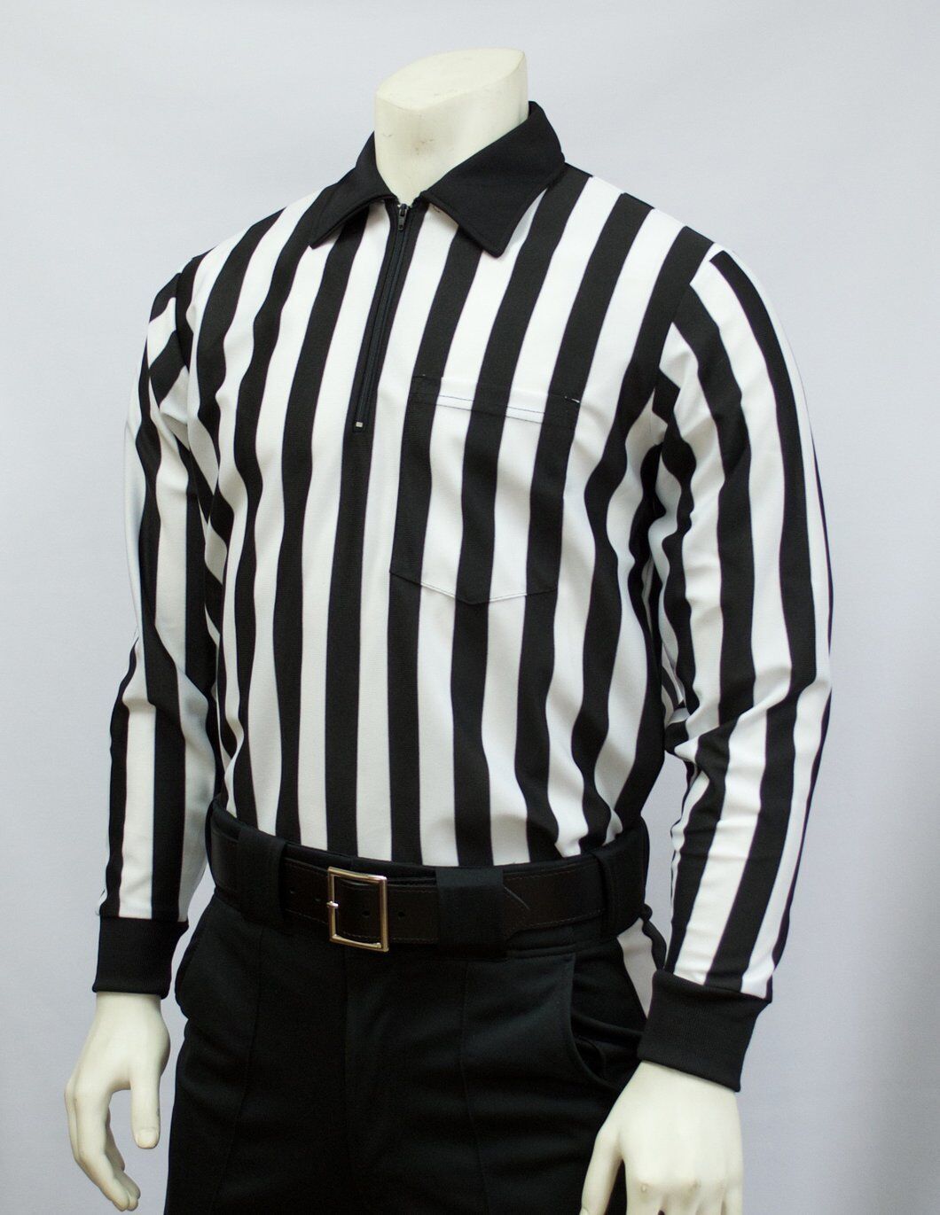 SMITTY | FBS-113 | HEAVY FABRIC Referee Officials Long Sleeve Football Lacrosse - £37.73 GBP