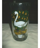 12 Days of Christmas 7 Swans a Swimming Drinking Glass Tumbler - 7th Day - $16.04