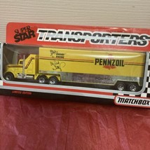 Matchbox 1991 Super Star Transporters Michael Waltrip Penzoil Racing Team - $12.62