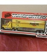 Matchbox 1991 Super Star Transporters Michael Waltrip Penzoil Racing Team - $17.29 CAD