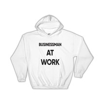 BUSINESSMAN At Work : Gift Hoodie Job Profession Office Coworker Christmas - £28.31 GBP