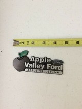 APPLE VALLEY FORD MINNESOTA Vintage Car Dealer Plastic Emblem Badge Plate - $29.99