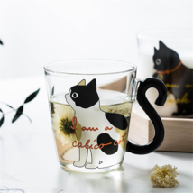 Drinking Glass Coffee Milk Tea Mug Red Wine Beer Heat Resistant Cute Glass - £14.09 GBP+