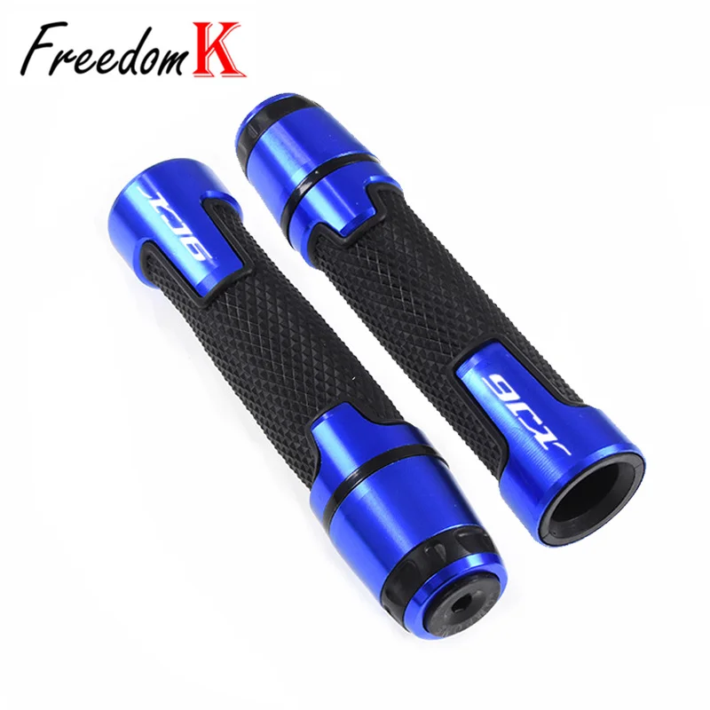 For YAMAHA XJ6 XJ-6 Motorcycle 7/8&quot;22mm Aluminum Rubber Handlebar Grips Ends - £12.06 GBP