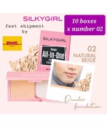 10 boxes x Silkygirl Magic All-In-One Powder Foundation code #02 Natural... - $175.88 CAD