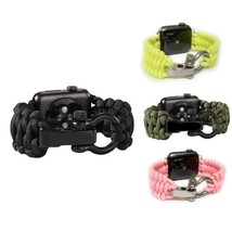 Paracord Watch Band Nylon Ultra Rugged Survival Strap Gear 38mm Ban Slip-on New - £33.85 GBP