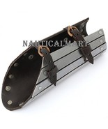 Medieval Armor Steel And Leather Arm Guard Protector LARP Costume By Nau... - $195.02