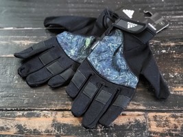 Adidas AeroReady Training Black/Shear Blue Workout Gym Grip Performance Gloves A - £21.39 GBP