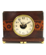 French Art Deco 1930s Walnut Case ATO Table Clock - €169,27 EUR