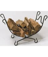 Panacea Wrought Iron Fireplace Log Bin 20 &quot; H X 21 &quot; W X 14 &quot; D Black - $922.54 MXN