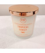 DW Home Tropical Sunset Candle 3.8oz Richly Scented small glass jar hand... - $249.68 MXN
