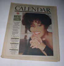 Whitney Houston Calendar Newspaper Supplement Vintage 1992 Cover Story O... - $39.99