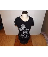 Disney Mickey Mouse WomensTee T-shirt Black Large - £7.85 GBP