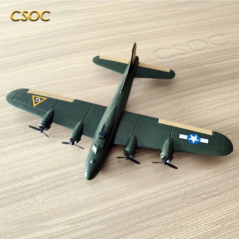 CSOC Remote-Controlled Aircraft B17 Drop-Resistant Fixed-Wing Glider EPP Foam - £43.57 GBP+