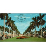 Vintage POSTCARD ROYAL POINCIANA WAY PALM BEACH FLORIDA Stamped 1979 - $2.71 CAD