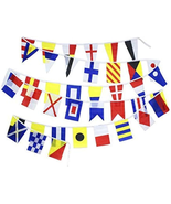 International Marine Navy Signal Code Flag Set of 40 Flags 8X12 Inches - $28.03 CAD