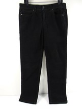 Calvin Klein Black Corduroy Jeans Womens Size 14 - £19.41 GBP