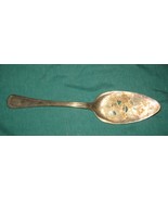 Vintage COMMUNITY Pierced Ornate Dinner Serving Spoon Engraved Happy Ann... - $665.05 MXN