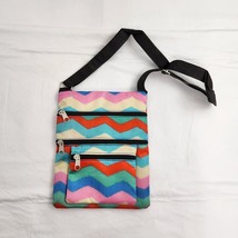 Crossbody Purse Youth Small Chevron Multicolor - $11.88