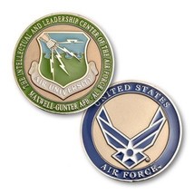 MAXWELL AIR FORCE BASE HOME OF AIR UNIVERSITY 1.75&quot;  CHALLENGE COIN - £27.48 GBP
