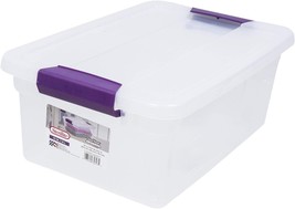 15-Quart Clearview Latch Box 2-Pack, Sterilite 17531712. - $31.92
