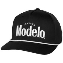 Modelo Especial Monochrome Snapback Rope Hat Black - £25.57 GBP