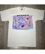 Alaska Giant Wilderness Graphic T-Shirt A.C.E. 1992 Size Medium - $47.52 CAD