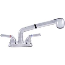 LDR 012 52445CP Exquisite Laundry Faucet, Pull-out Spout, Lifetime Plastic, - $97.54 CAD