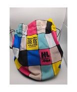 Harajuku Lovers Fragrance Color Block Drawstring Bag NWT Rare Collectible - $279.00 MXN