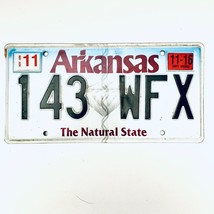2016 United States Arkansas Natural State Passenger License Plate 143 WFX - £13.22 GBP