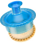 HiYZ Sandwich Cutter and Sealer Crustless Sandwich Maker Translucent Blue - $197.14 MXN