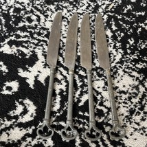 4 Pottery Barn Keys Dinner Knives Made In India - £77.09 GBP