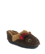 Wonder Nation Boys A Line Fur Brown Slippers House Shoes Size 7/8 NEW - $220.31 MXN