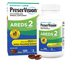 PreserVision AREDS 2 Formula Eye Vitamin &amp; Mineral Supplement Softgels 120.0ea - £55.16 GBP