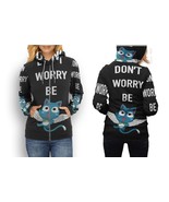Don&#39;t Worry Be Happy Fairy Tail Anime  Womens Graphic Zipper Hooded Hoodie - £27.94 GBP+