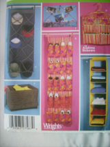 5124 Simplicity Simply Teen - Teen Room Organizers   Uncut - £8.87 GBP