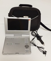 Polaroid 7&quot; Portable DVD Player PDM-0722  Case Charger Earphones No Battery VTG - £39.22 GBP