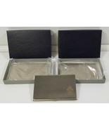 3 Coat of Arms Crest Pocket Stainless Steel &amp; Metal Business Card Holder... - £7.95 GBP