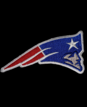 New England Patriots NFL Football Logo jersey Patch Size 3.5&quot;wide x 1.5&quot;... - £4.01 GBP