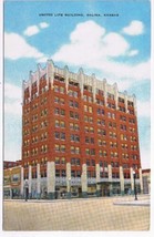 Kansas Postcard Salina United Life Building  - $2.96