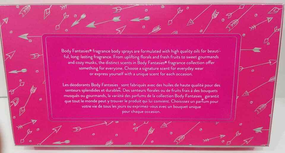 Body Fantasies Favorite Sent  Fragrance Body Spray 6 Piece  (LOC RM G9-6) Item image 3